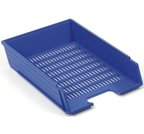 Zásuvka plastová modrá