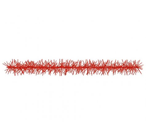 Řetěz vánoční 2 m červený 1092mf