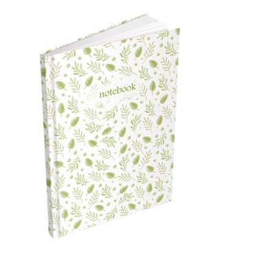 Záznamní kniha A4 čistá  větvičky