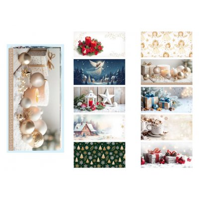 Obálka vánoční DL potisk