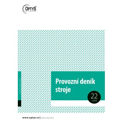 Provozní deník strojů OP 1234