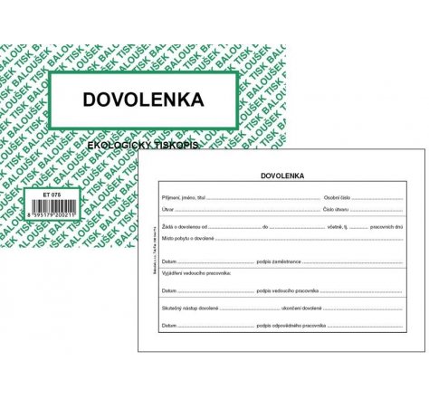Dovolenka Bal ET 075