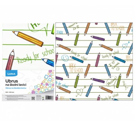 Ubrus na lavici 50x65 cm tužky