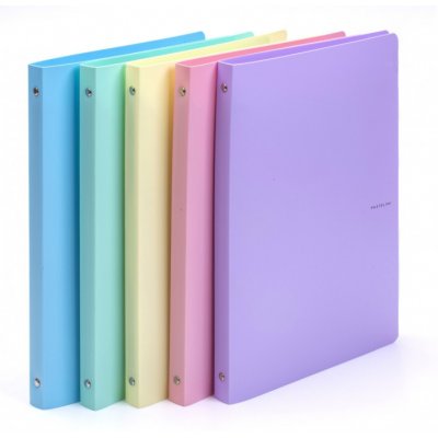 Pořadač A4 4kroužek PASTEL růžový