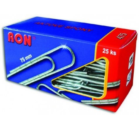 Kancelářské spony 475 75mm/25 ks