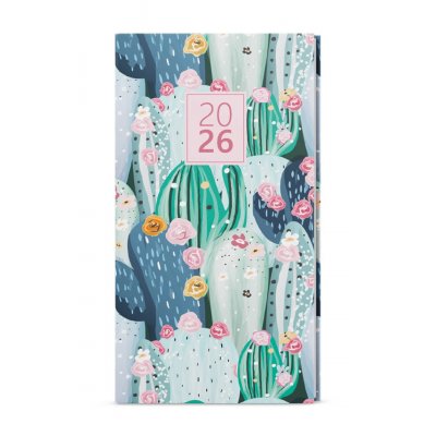Diář kapesní týdenní JAKUB   kaktus