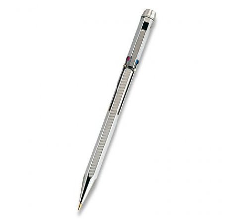 Pero kuličkové 4barev. kov stříbrné