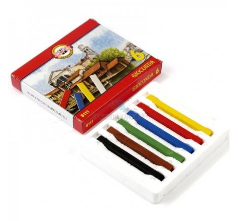 Souprava olejových kříd 6 ks KOH 8111