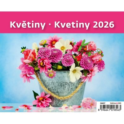 Kalendář stolní minimax květiny  H.