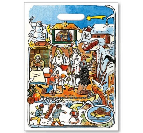 Taška 27x37cm Mikuláš,Lada gobi