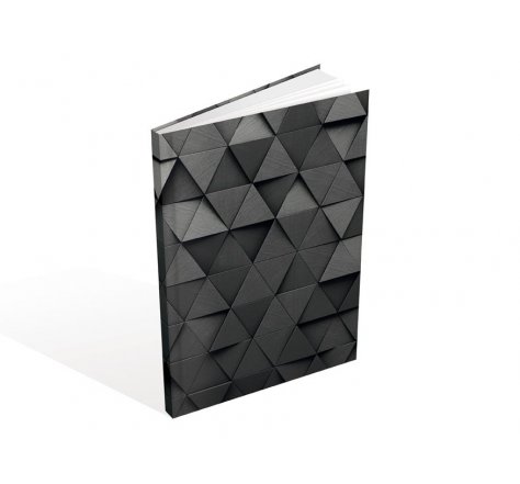 Záznamní kniha A5 linka šedočerná