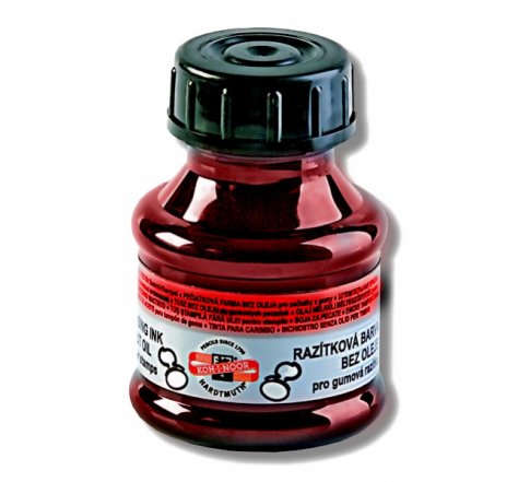 Razítková barva ČERVENÁ 50g