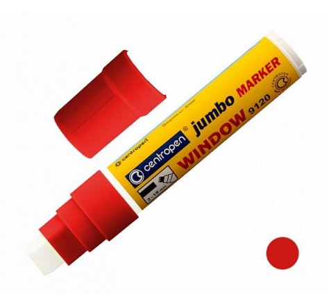 Popisovač 9120 křídový červený