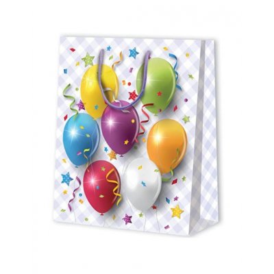 Taška dárková velká  balonky