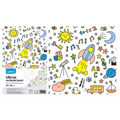 Ubrus na lavici 50x65 vesmír