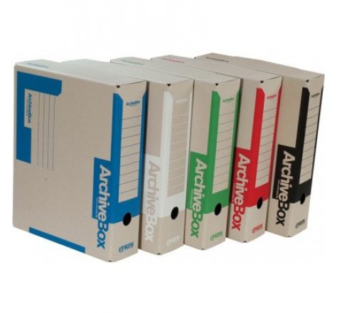 Archivační krabice EMBA 7,5 cm černá