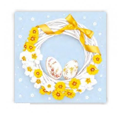 Ubrousky Velikonoce  3vrstv.33x33 /20 ks