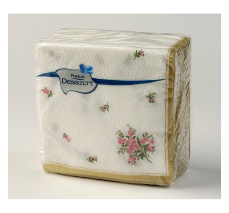 Ubrousky 25x25 desertní 1vrst. motiv