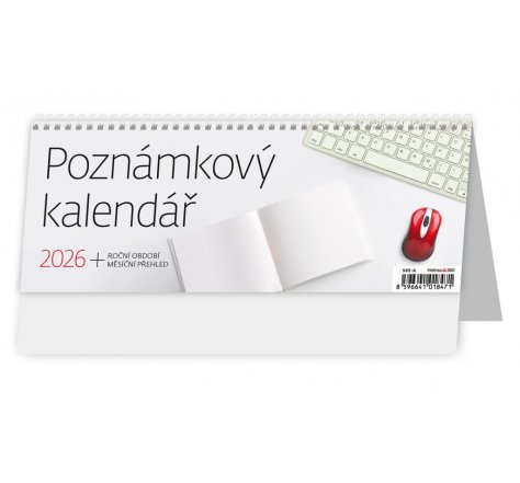 Kalendář stolní poznámkový  H