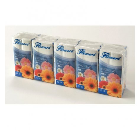 Kapesníčky 3 vrstvé Flowers exclusive