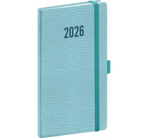 Diář kapesní  PGD Kapri 6002  sv. modrý