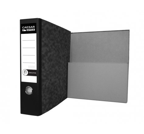 Pořadač s boxem archivační černý