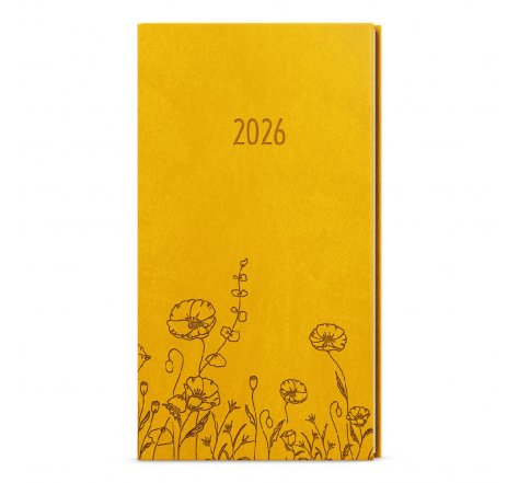 Diář kapesní týdenní JAKUB  žlutý
