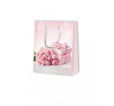 Taška dárková střední růže 