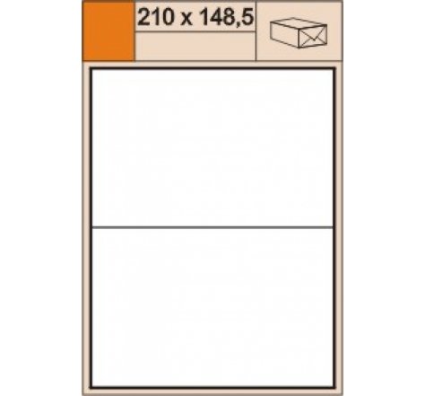 Etikety lep. na A4 210x148,5